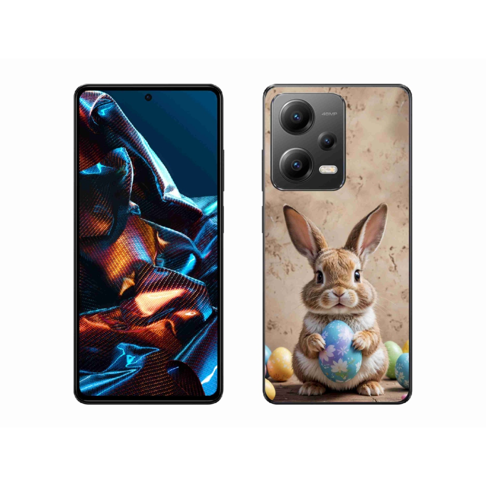Gélový kryt mmCase na Xiaomi Redmi Note 12 Pro 5G - veľkonočný zajačik