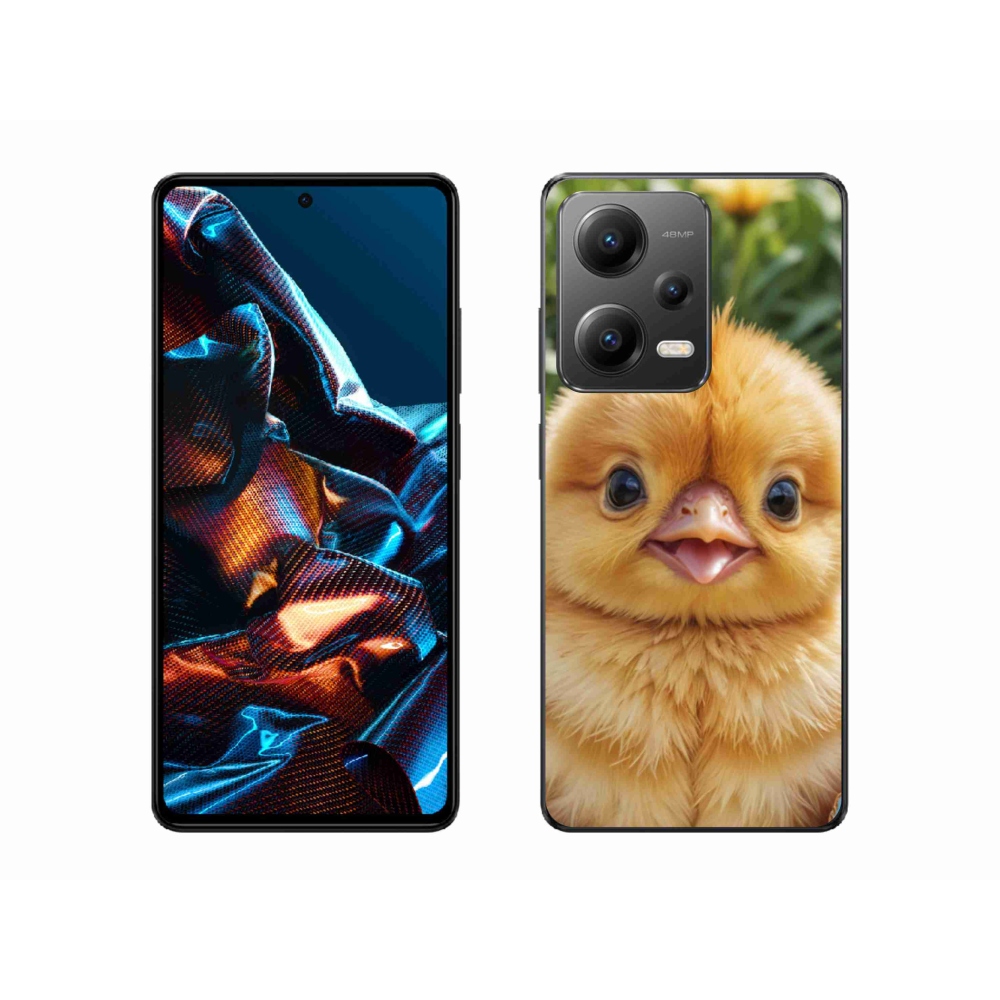 Gélový kryt mmCase na Xiaomi Redmi Note 12 Pro 5G - veselé kuriatko