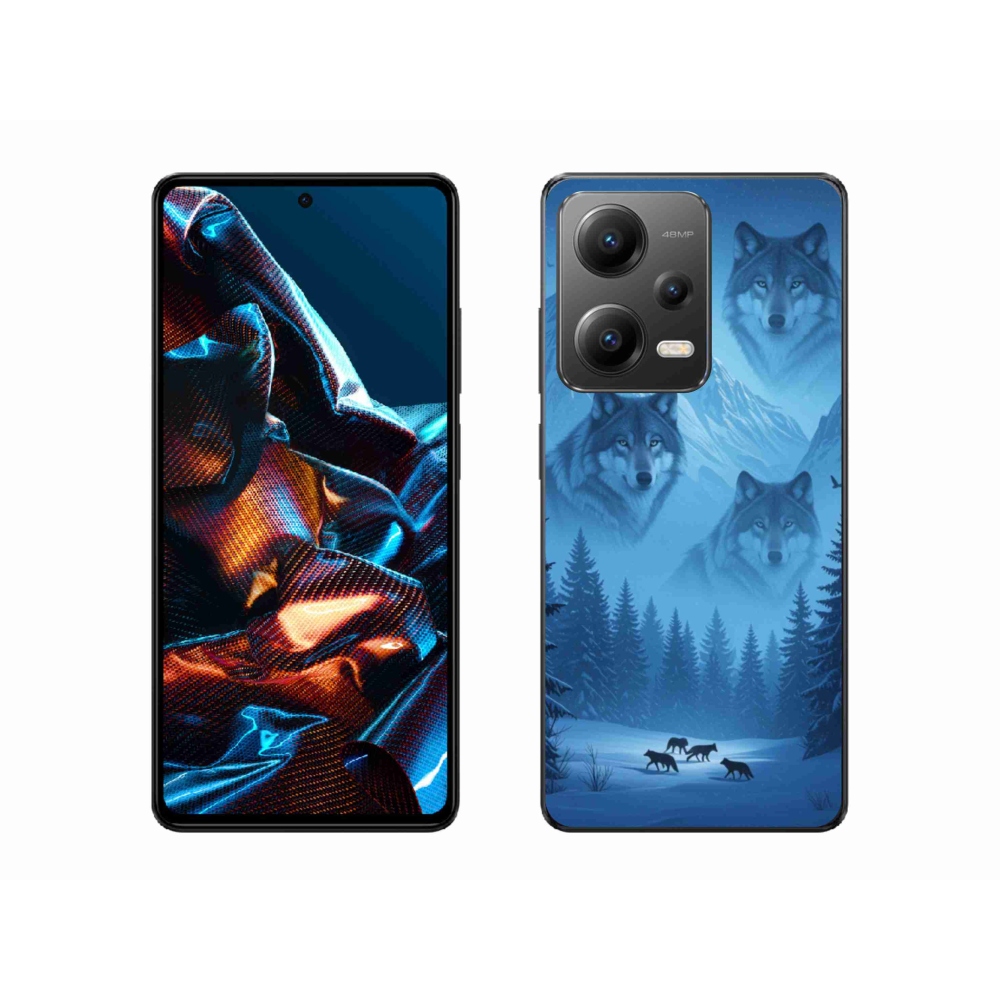 Gélový kryt mmCase na Xiaomi Redmi Note 12 Pro 5G - vlčia svorka