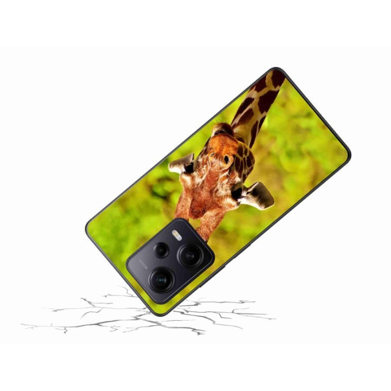Gélový kryt mmCase na Xiaomi Redmi Note 12 Pro+ 5G - žirafa