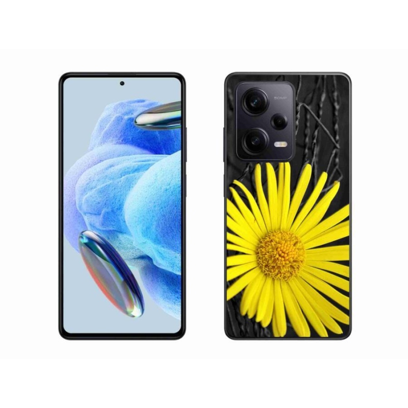 Gélový kryt mmCase na Xiaomi Redmi Note 12 Pro+ 5G - žltý kvet