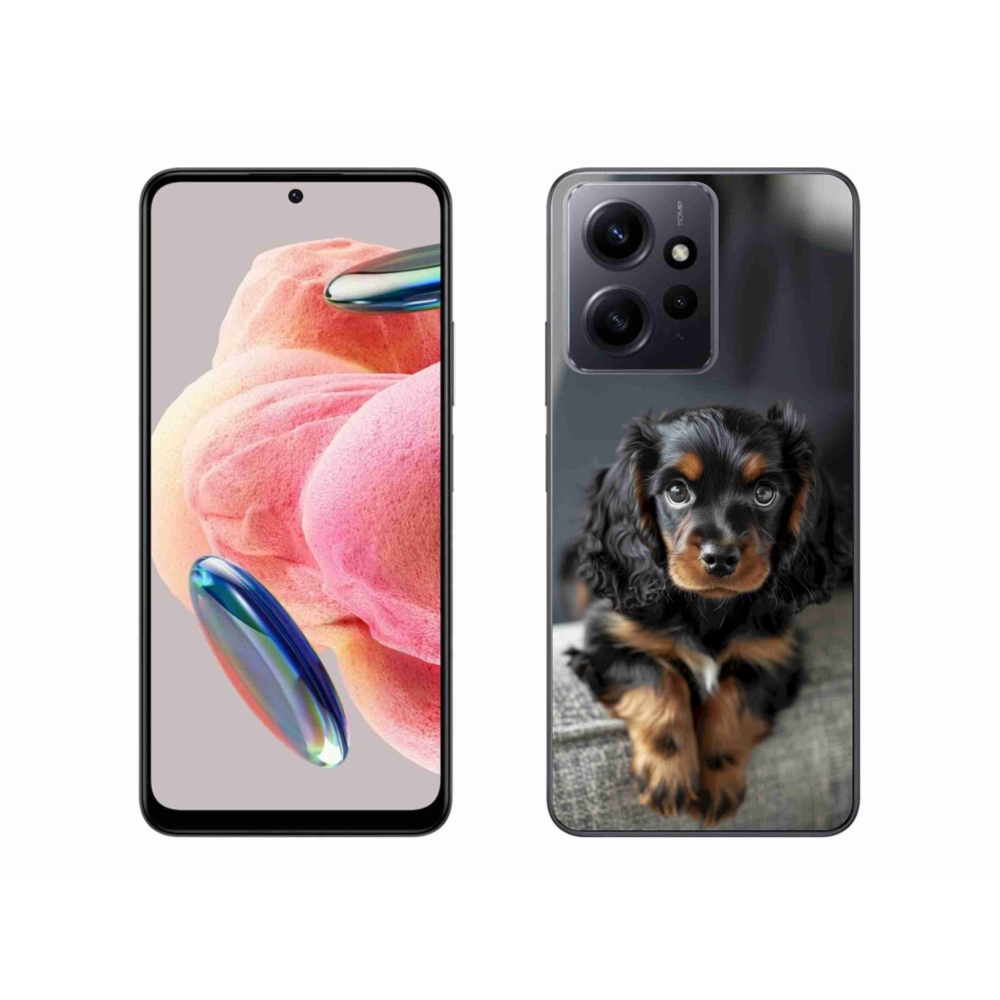 Gélový kryt mmCase na Xiaomi Redmi Note 12 - roztomilý dlhosrstý jazvečík