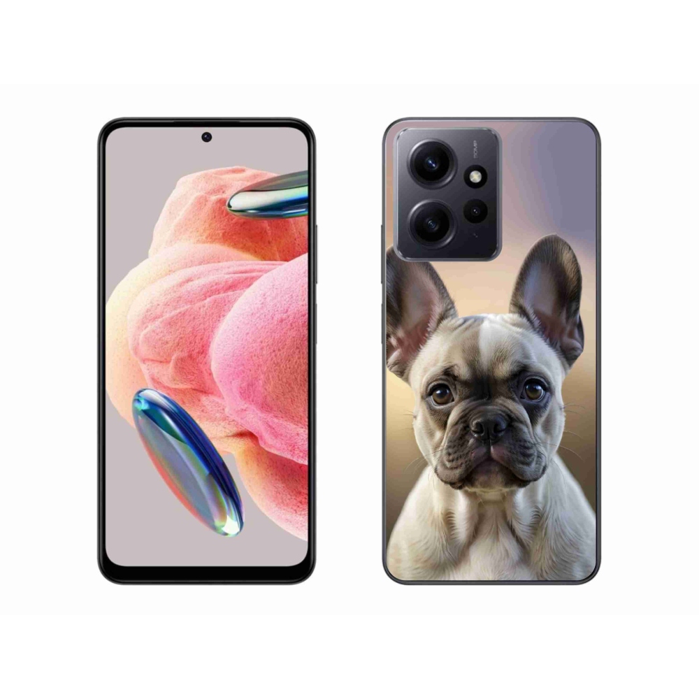 Gélový kryt mmCase na Xiaomi Redmi Note 12 - roztomilý francúzsky buldoček