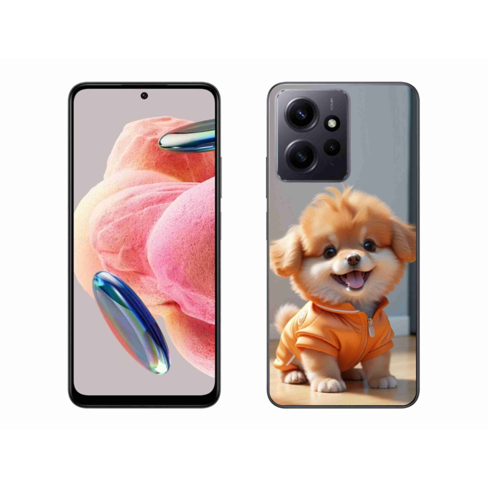 Gélový kryt mmCase na Xiaomi Redmi Note 12 - roztomilý pomeranian v mikine