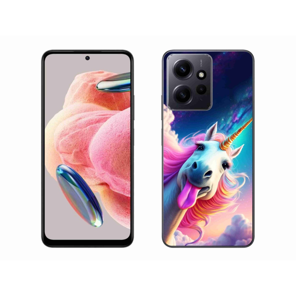 Gélový kryt mmCase na Xiaomi Redmi Note 12 - šialený jednorožec