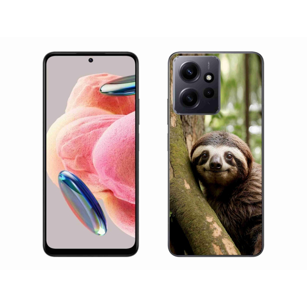Gélový kryt mmCase na Xiaomi Redmi Note 12 - usmievavý leňochod