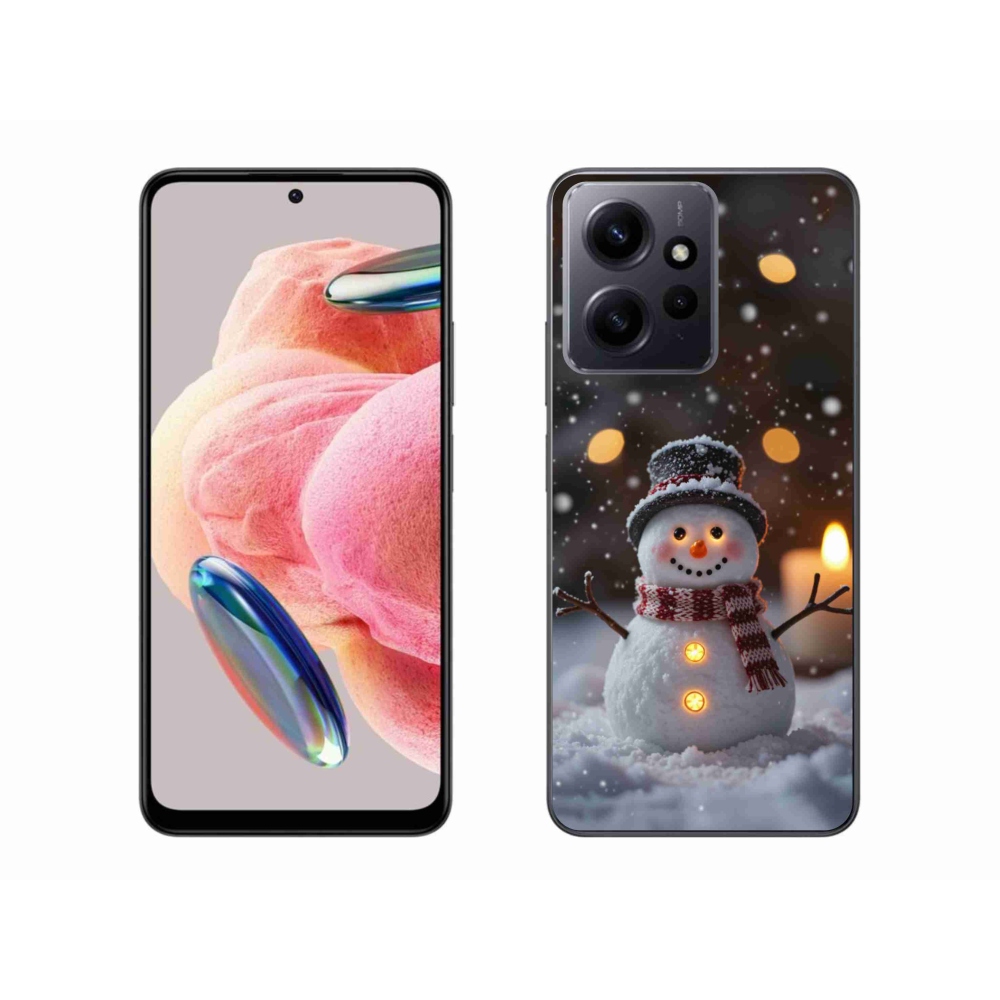 Gélový kryt mmCase na Xiaomi Redmi Note 12 - veselý snehuliak