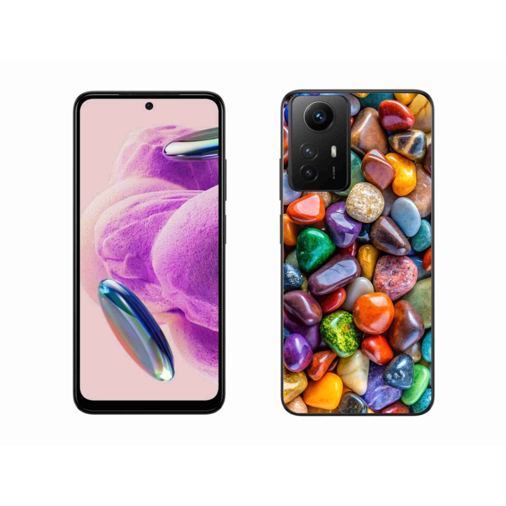 Gélový kryt mmCase na Xiaomi Redmi Note 12S - farebné kamienky