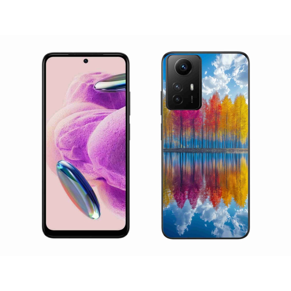 Gélový kryt mmCase na Xiaomi Redmi Note 12S - farebné stromy