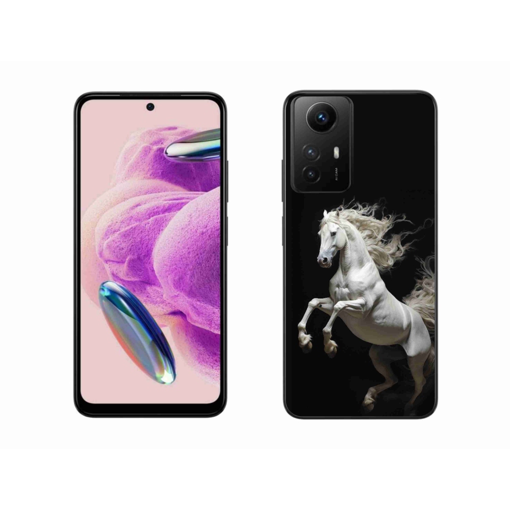 Gélový kryt mmCase na Xiaomi Redmi Note 12S - biely kôň 4