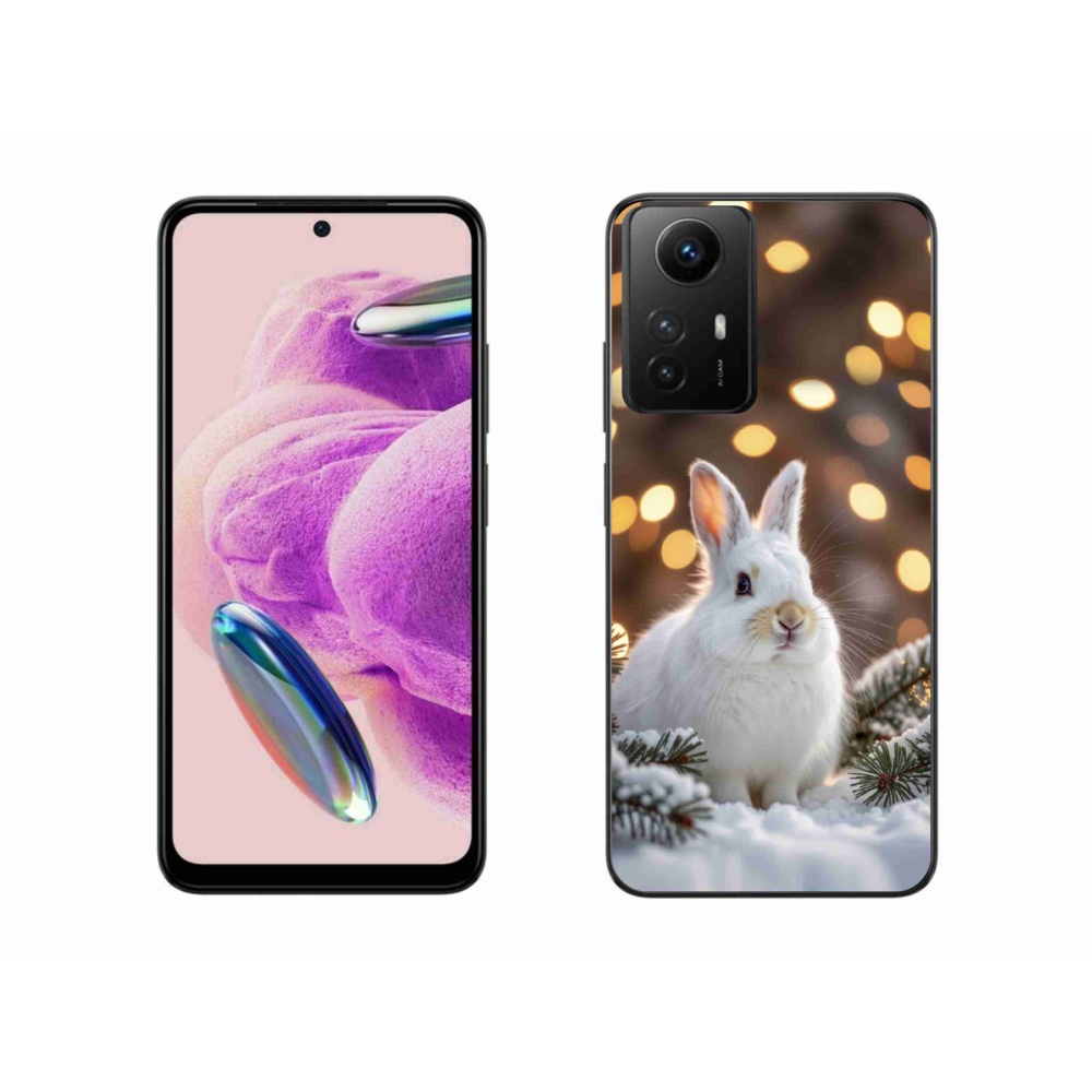 Gélový kryt mmCase na Xiaomi Redmi Note 12S - biely zajac