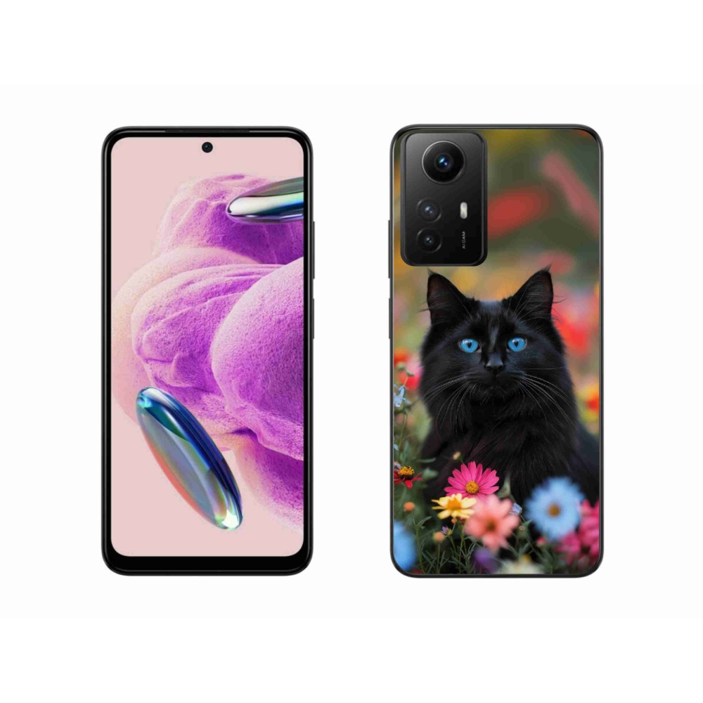 Gélový kryt mmCase na Xiaomi Redmi Note 12S - čierne mačiatko 4