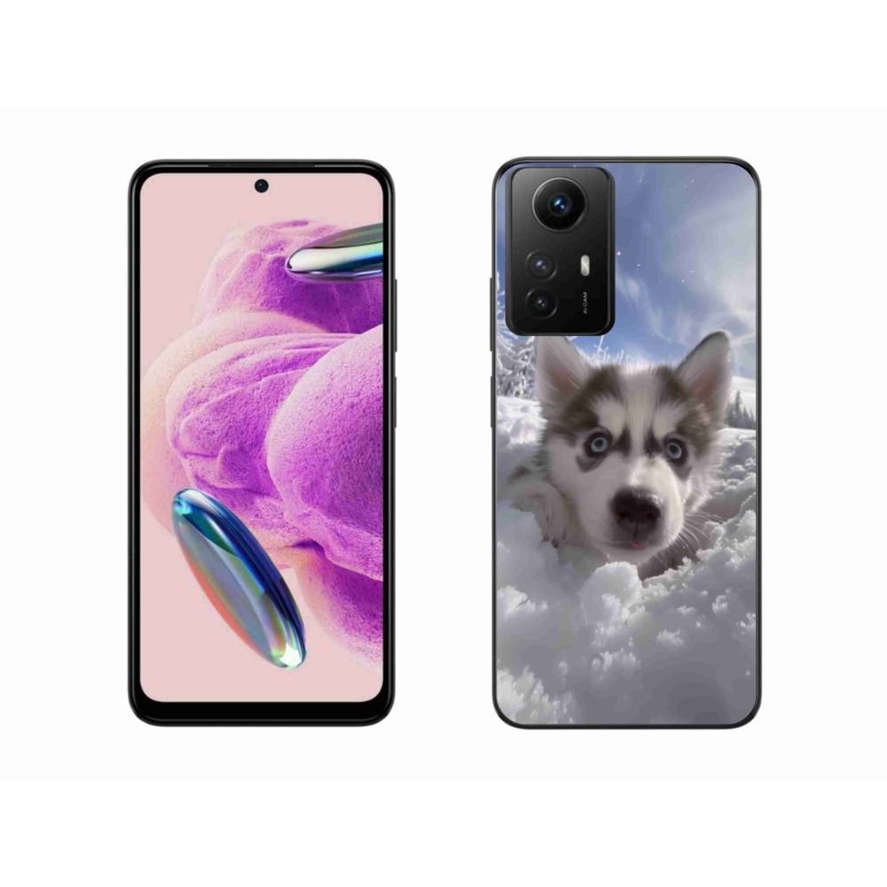 Gélový kryt mmCase na Xiaomi Redmi Note 12S - husky v snehu