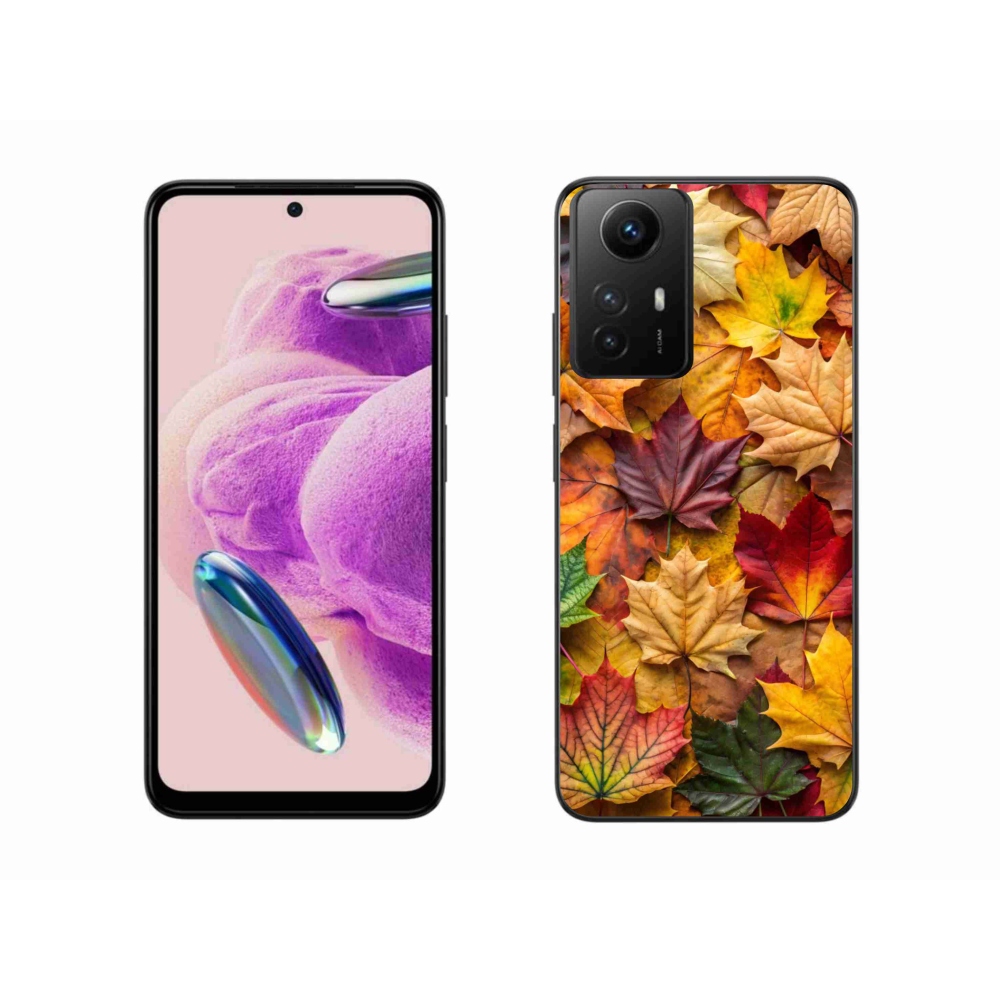 Gélový kryt mmCase na Xiaomi Redmi Note 12S - javorové listy 2