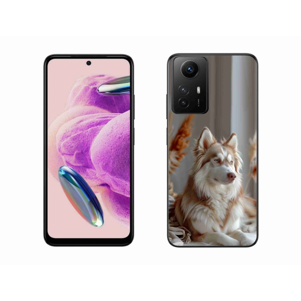 Gélový kryt mmCase na Xiaomi Redmi Note 12S - pokojný sibírsky husky