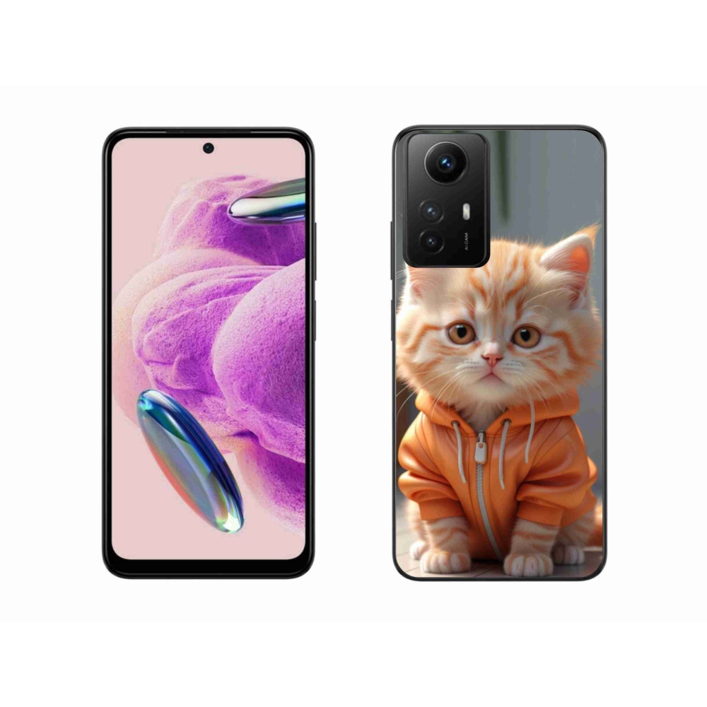 Gélový kryt mmCase na Xiaomi Redmi Note 12S - mačiatko v mikine