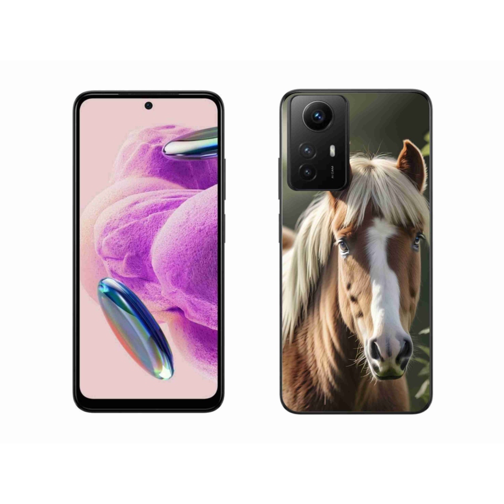 Gélový kryt mmCase na Xiaomi Redmi Note 12S - kôň so svetlou hrivou