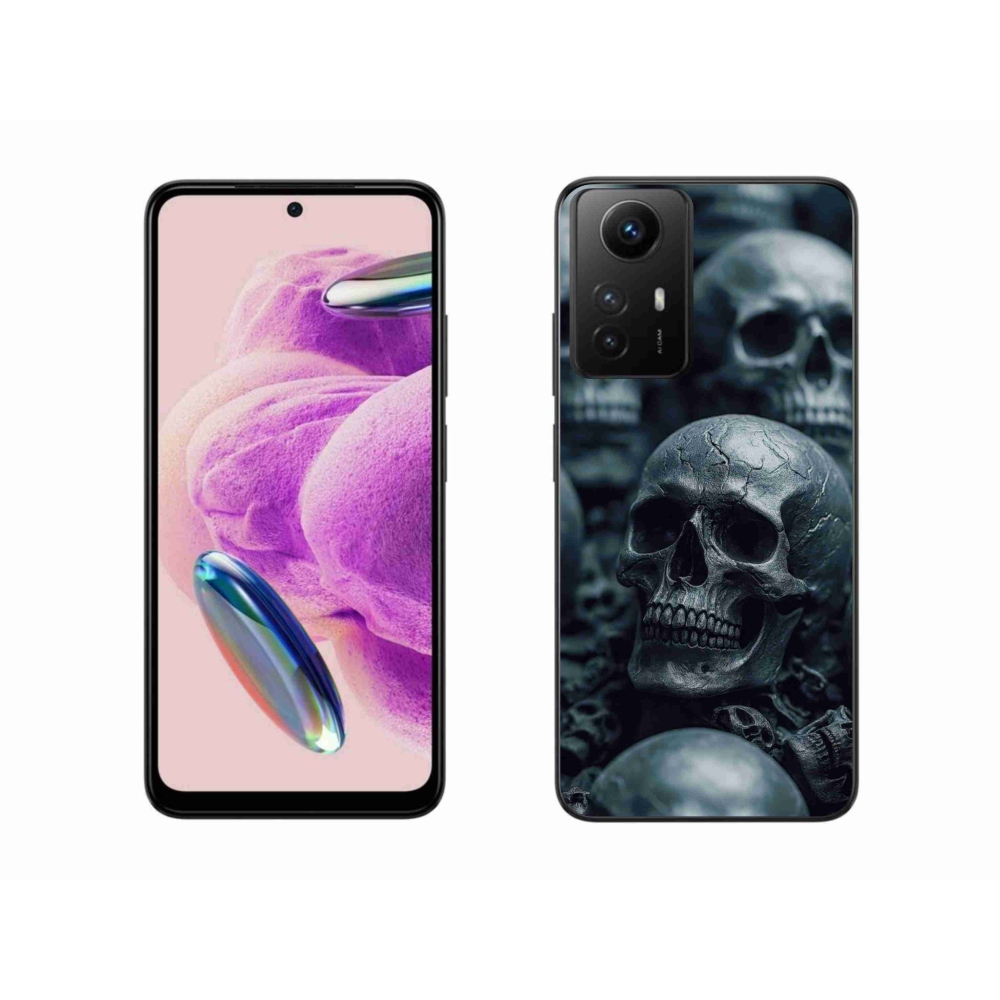 Gélový kryt mmCase na Xiaomi Redmi Note 12S - lebka 2