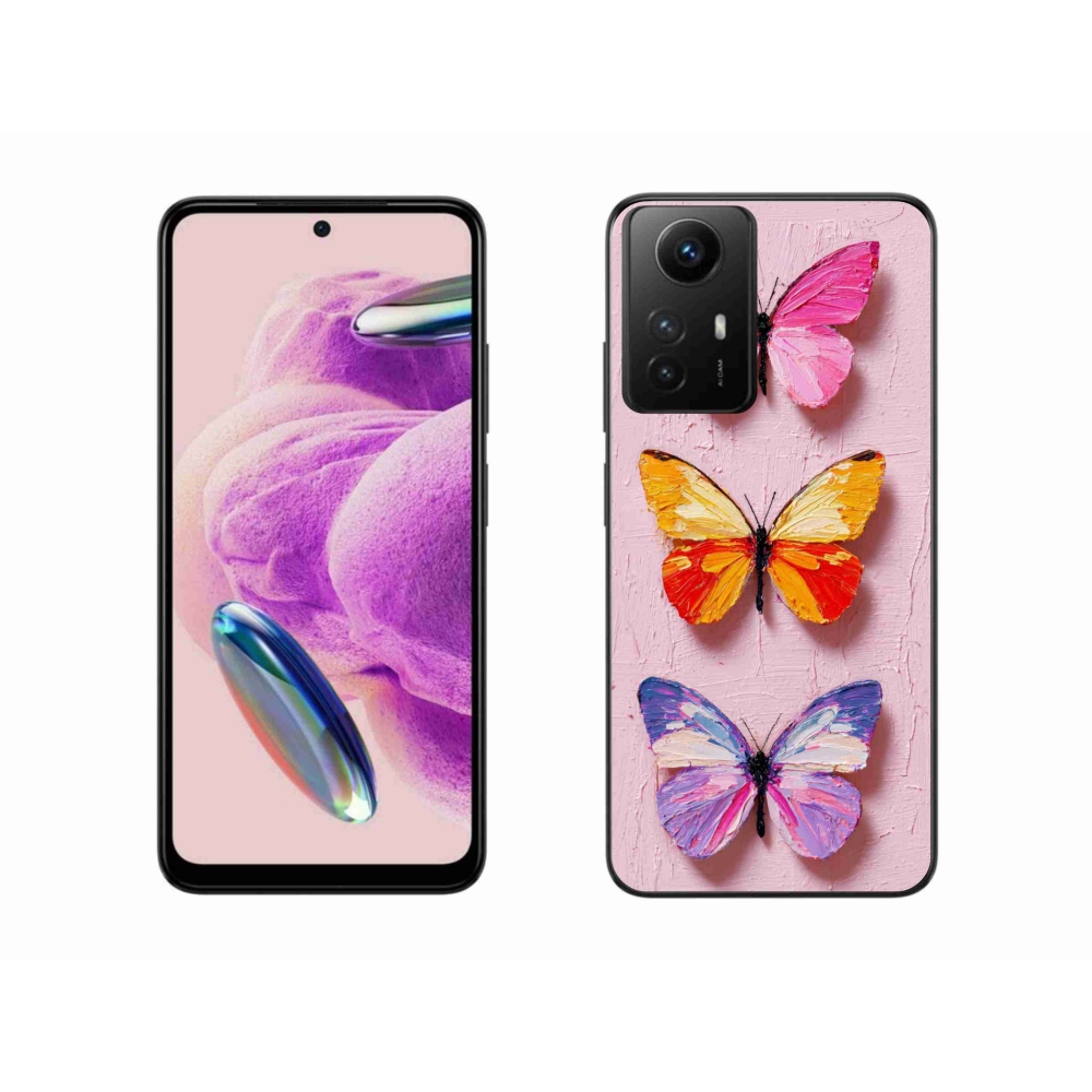 Gélový kryt mmCase na Xiaomi Redmi Note 12S - motýlia trojica