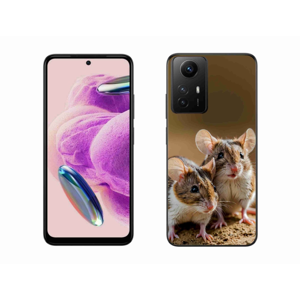 Gélový kryt mmCase na Xiaomi Redmi Note 12S - myší duo