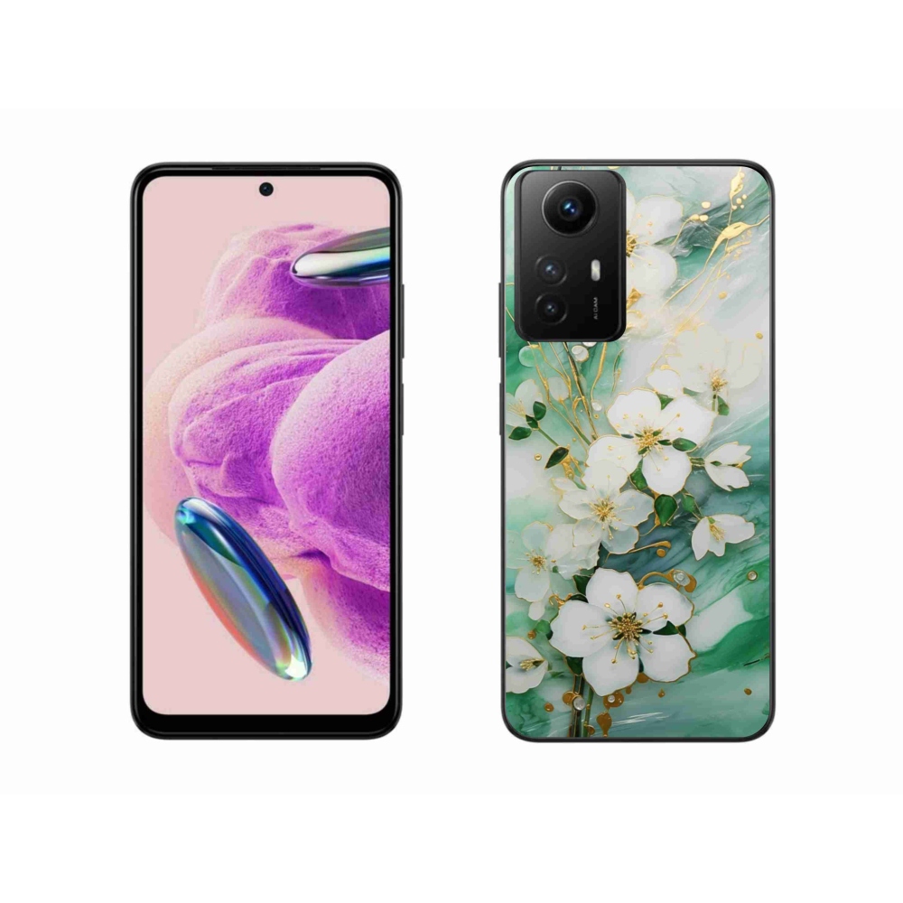 Gélový kryt mmCase na Xiaomi Redmi Note 12S - nežné kvety