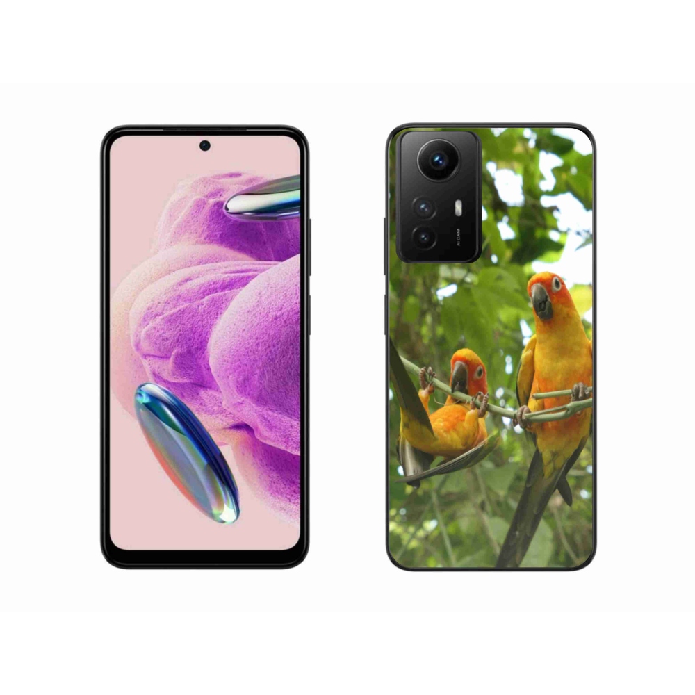 Gélový kryt mmCase na Xiaomi Redmi Note 12S - papagáje aratingy