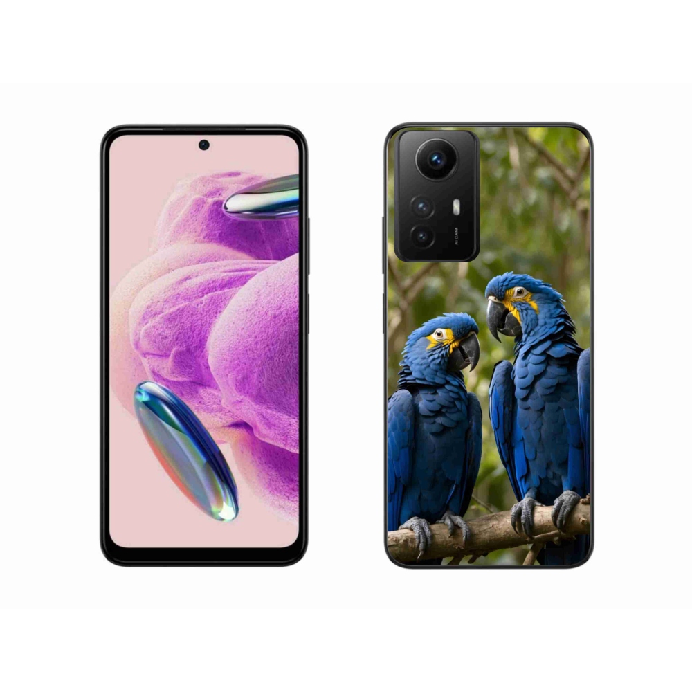 Gélový kryt mmCase na Xiaomi Redmi Note 12S - papagájové duo