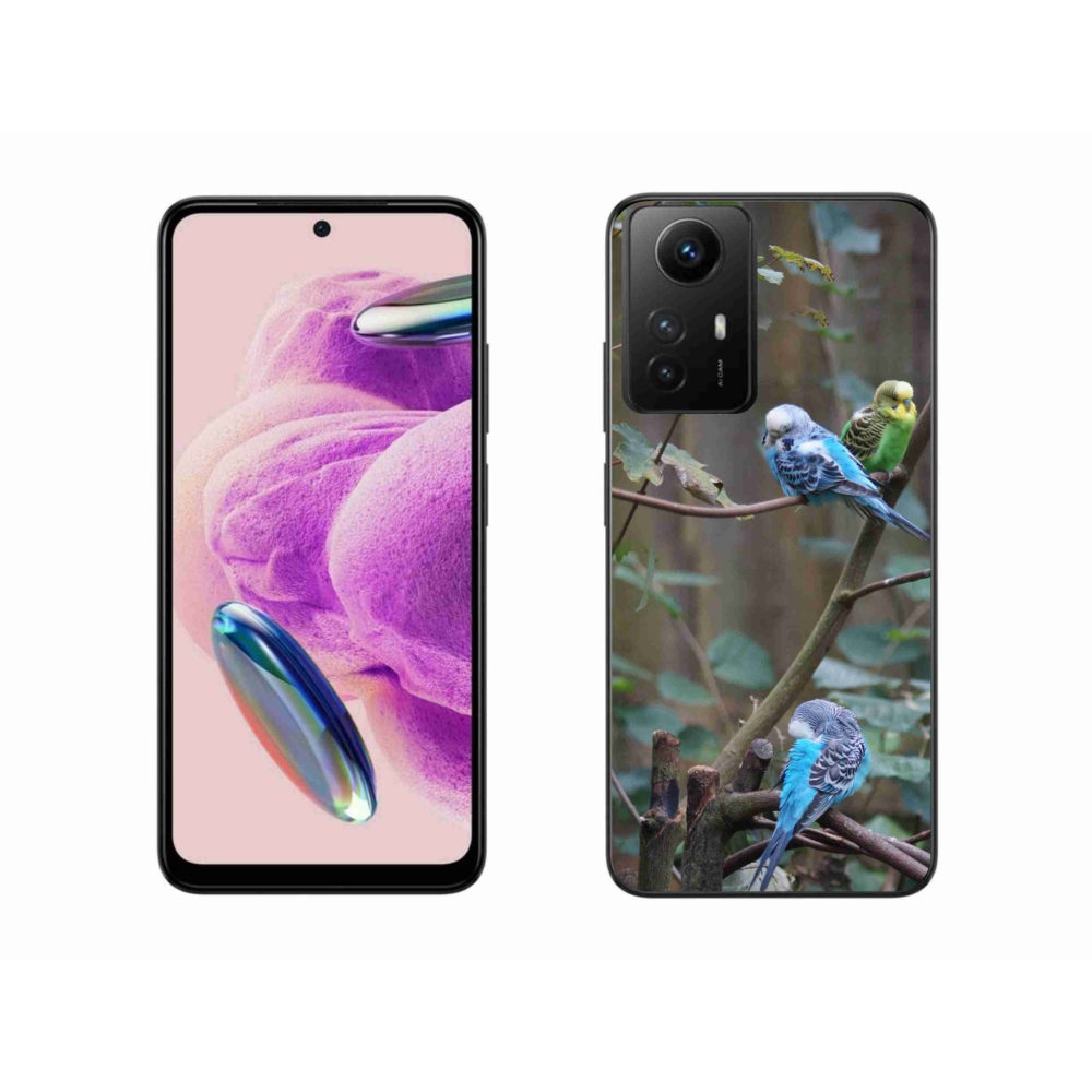 Gélový kryt mmCase na Xiaomi Redmi Note 12S - papagáje na vetve