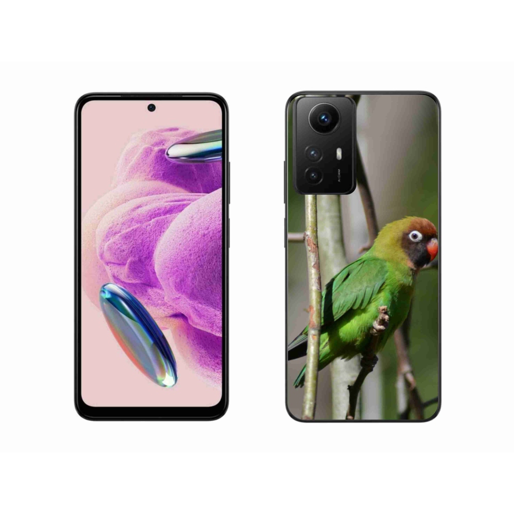 Gélový kryt mmCase na Xiaomi Redmi Note 12S - papagáj agapornis