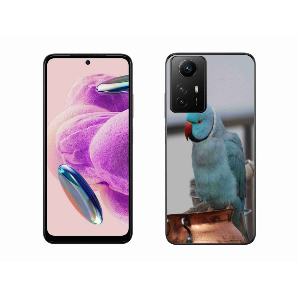 Gélový kryt mmCase na Xiaomi Redmi Note 12S - papagáj alexander modrý