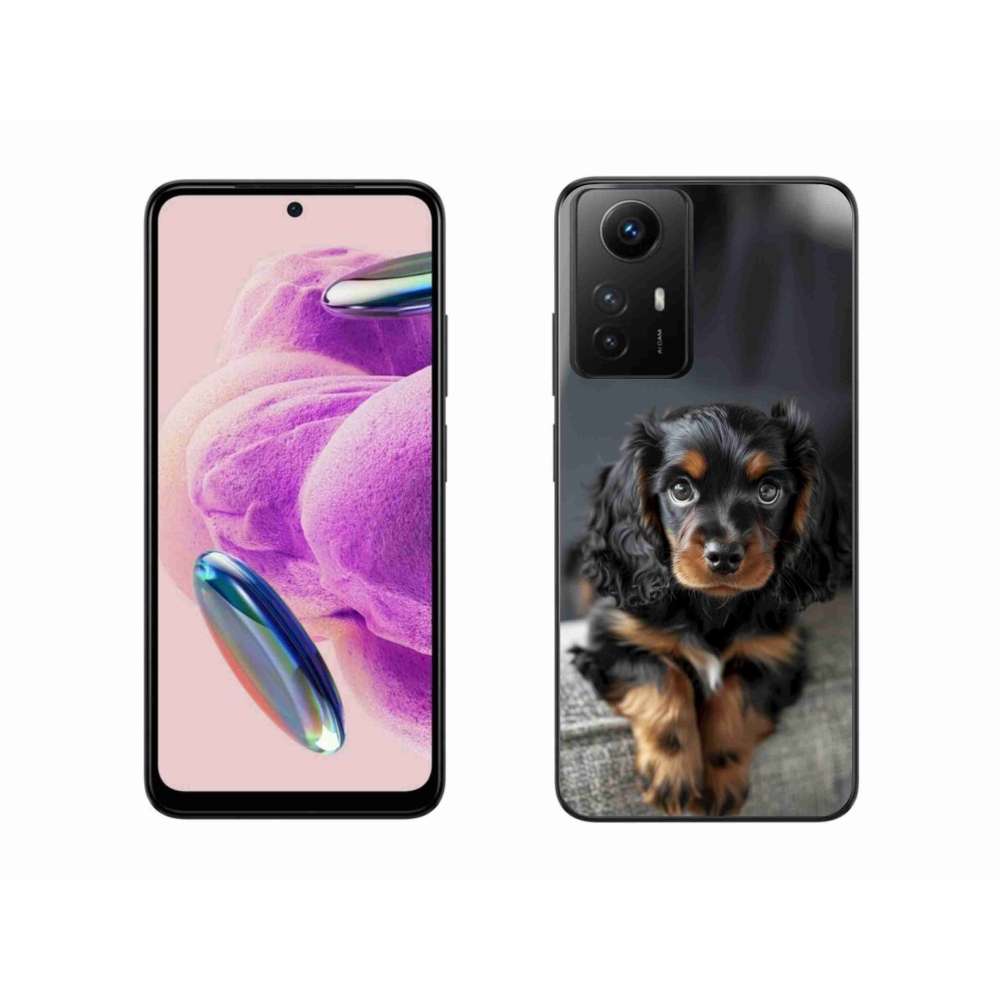 Gélový kryt mmCase na Xiaomi Redmi Note 12S - roztomilý dlhosrstý jazvečík