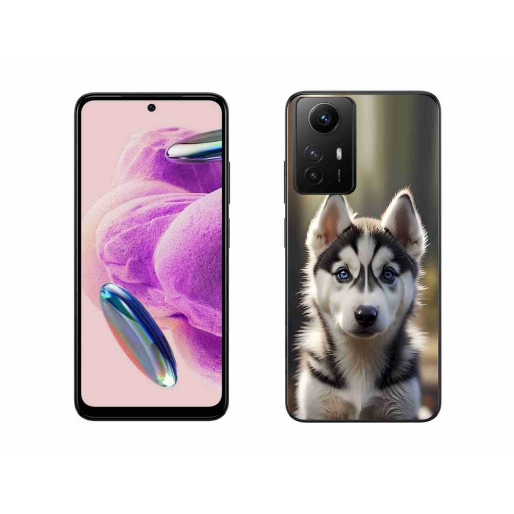 Gélový kryt mmCase na Xiaomi Redmi Note 12S - roztomilý sibírsky husky