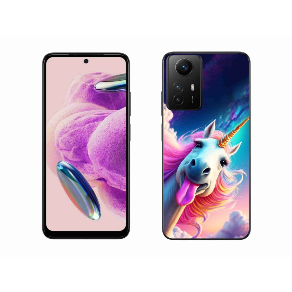 Gélový kryt mmCase na Xiaomi Redmi Note 12S - šialený jednorožec