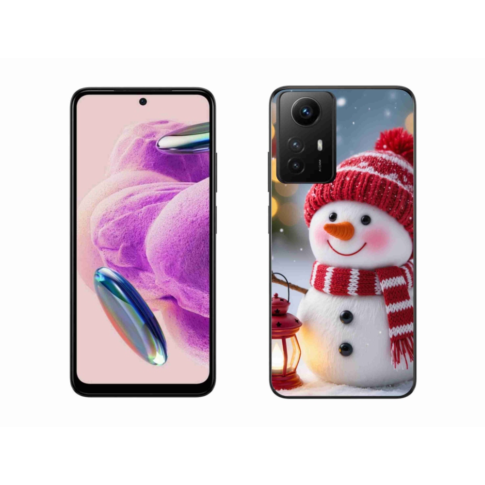 Gélový kryt mmCase na Xiaomi Redmi Note 12S - snehuliak 2