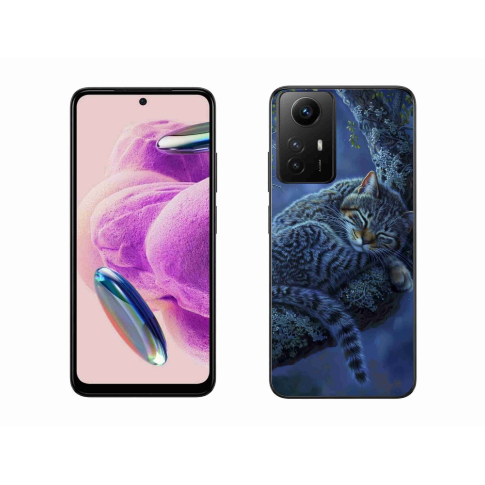 Gélový kryt mmCase na Xiaomi Redmi Note 12S - spiaca mačka