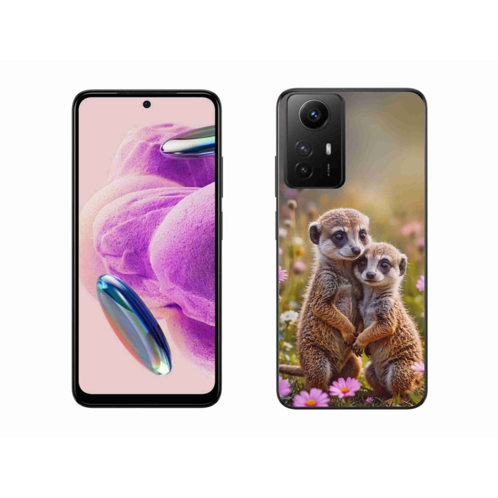 Gélový kryt mmCase na Xiaomi Redmi Note 12S - surikatí duo