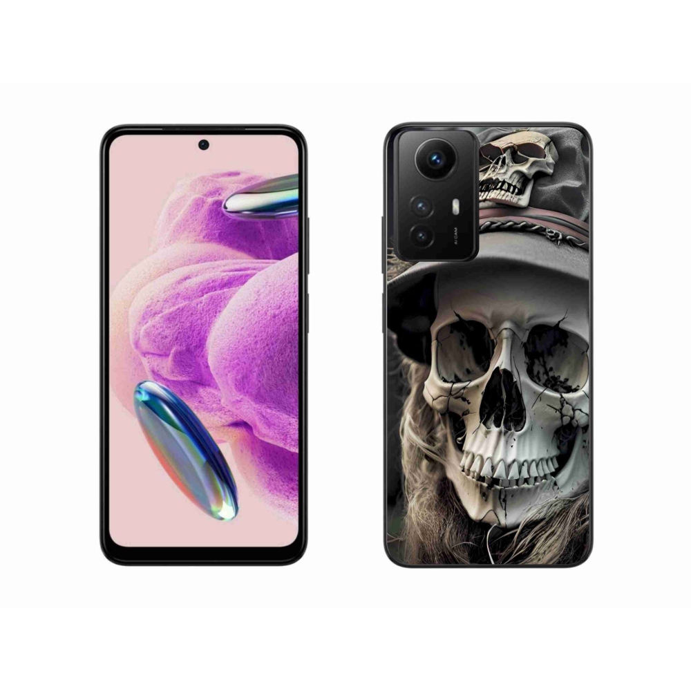 Gélový kryt mmCase na Xiaomi Redmi Note 12S - temná lebka