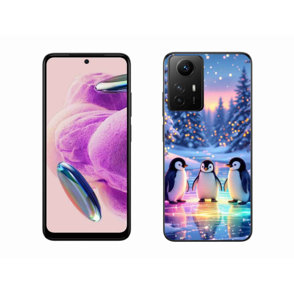 Gélový kryt mmCase na Xiaomi Redmi Note 12S - tučniaky