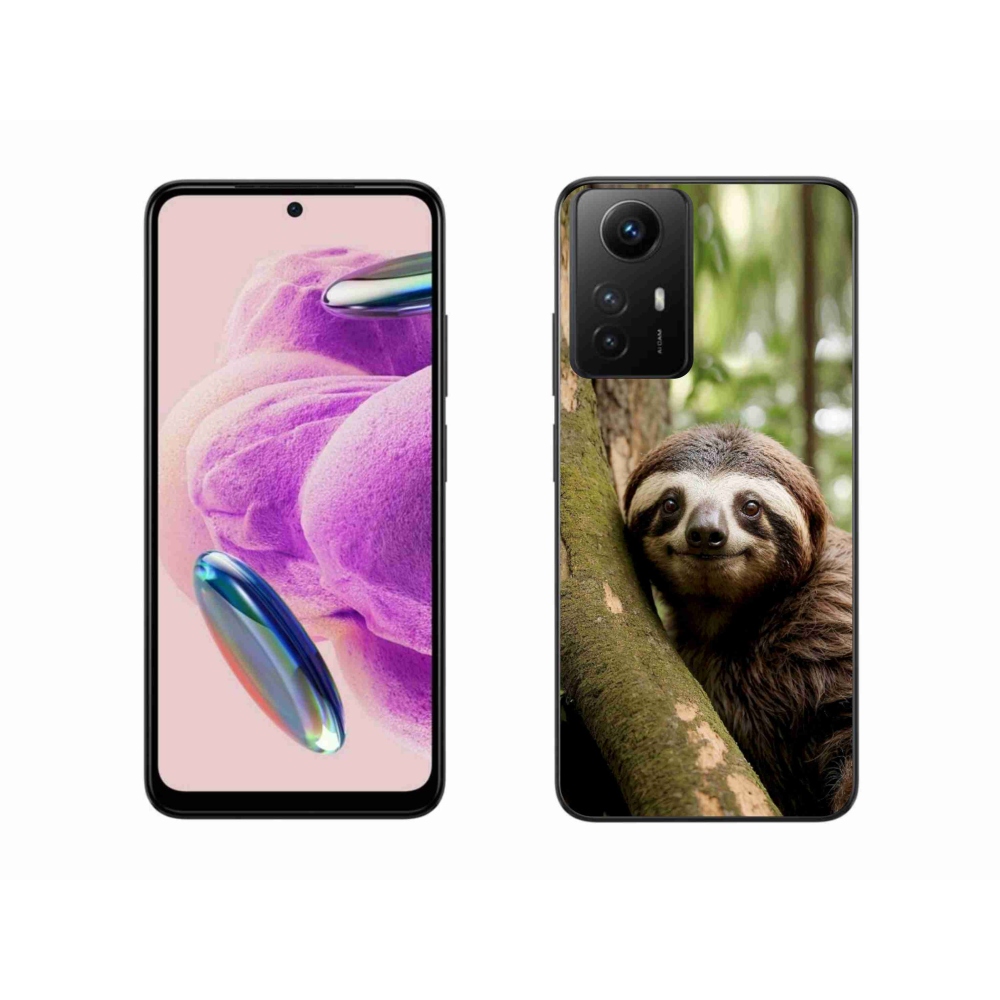 Gélový kryt mmCase na Xiaomi Redmi Note 12S - usmievavý leňochod