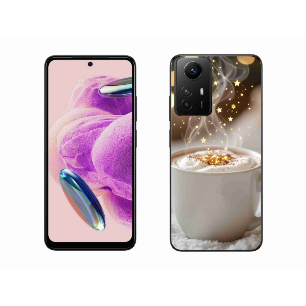Gélový kryt mmCase na Xiaomi Redmi Note 12S - vianočný horúci nápoj