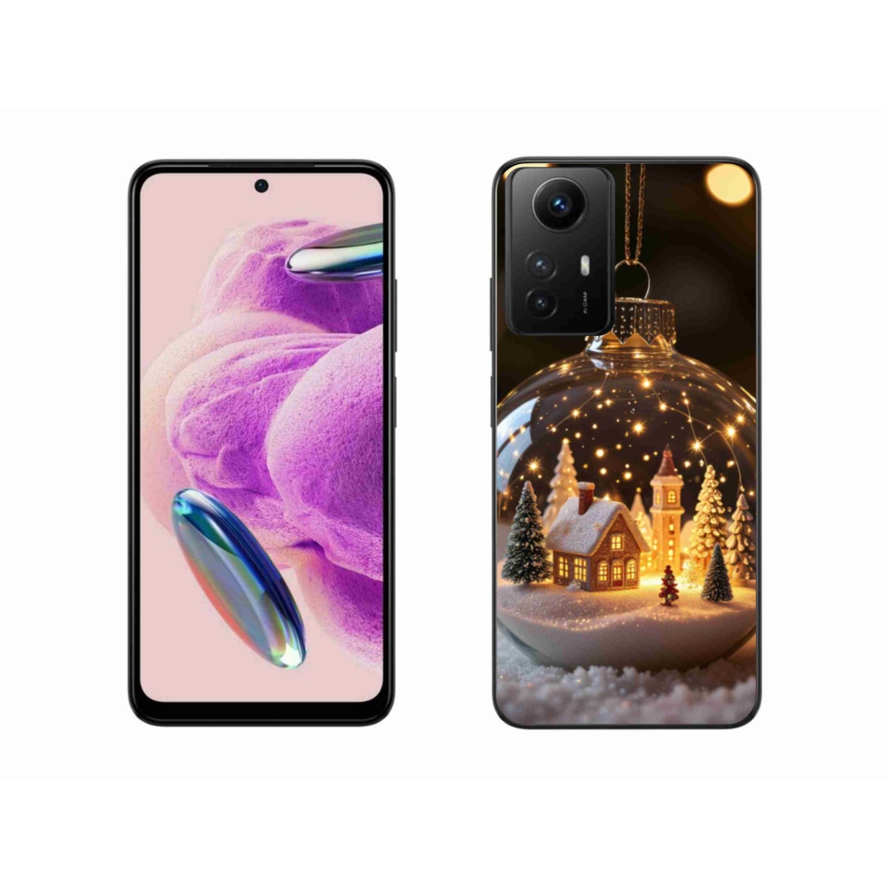 Gélový kryt mmCase na Xiaomi Redmi Note 12S - vianočné gule 3