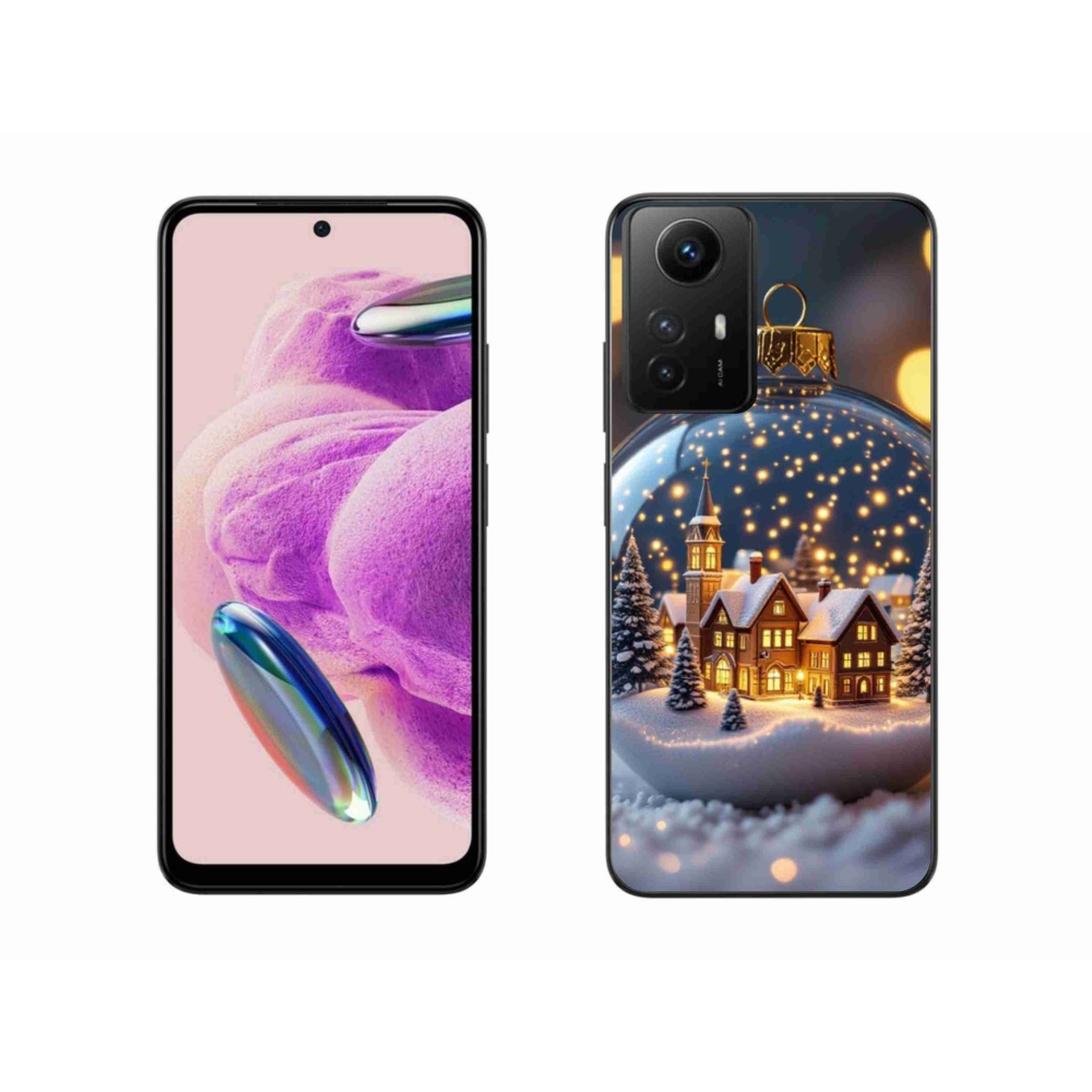 Gélový kryt mmCase na Xiaomi Redmi Note 12S - vianočné gule 4