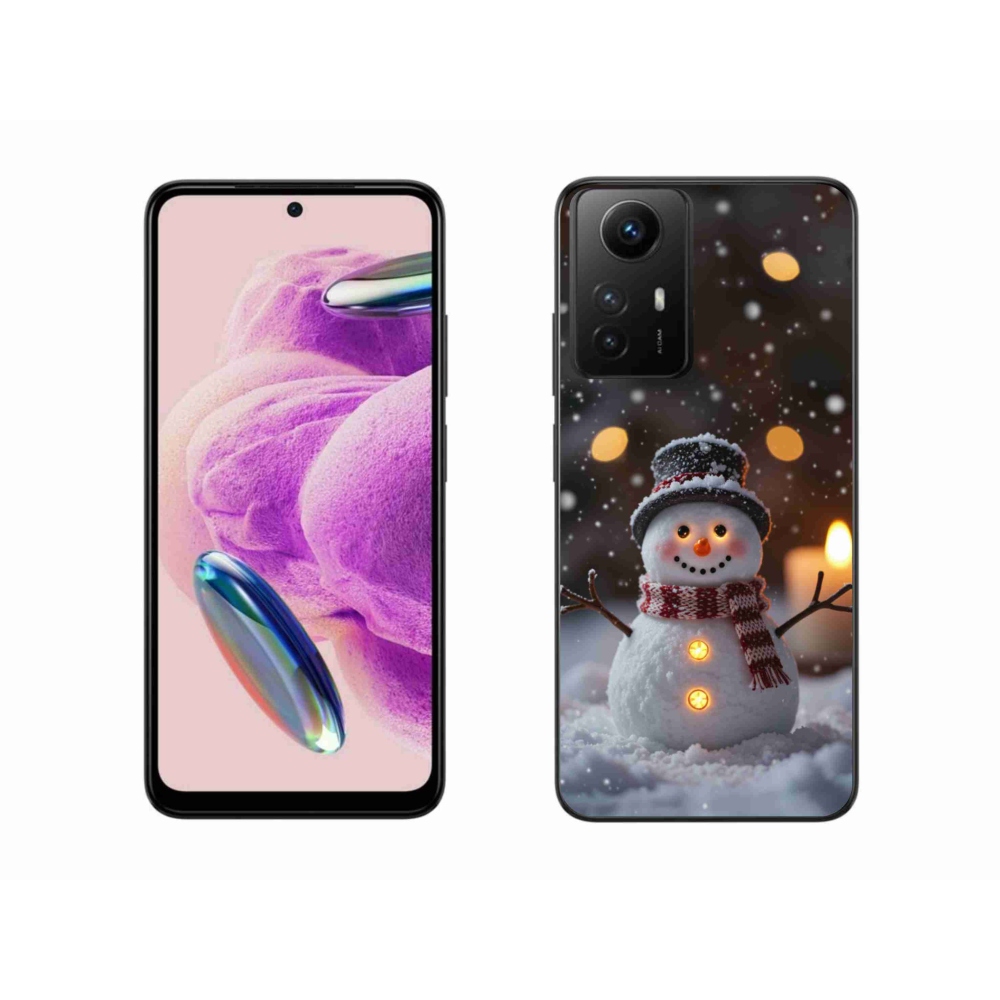 Gélový kryt mmCase na Xiaomi Redmi Note 12S - veselý snehuliak