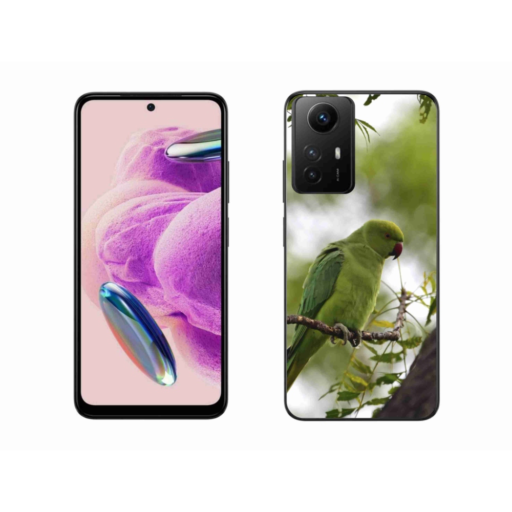 Gélový kryt mmCase na Xiaomi Redmi Note 12S - zelený papagáj