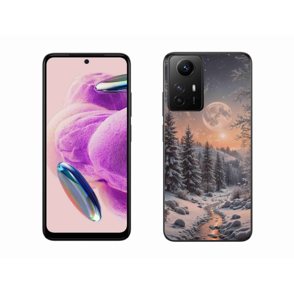 Gélový kryt mmCase na Xiaomi Redmi Note 12S - zimná krajina 2