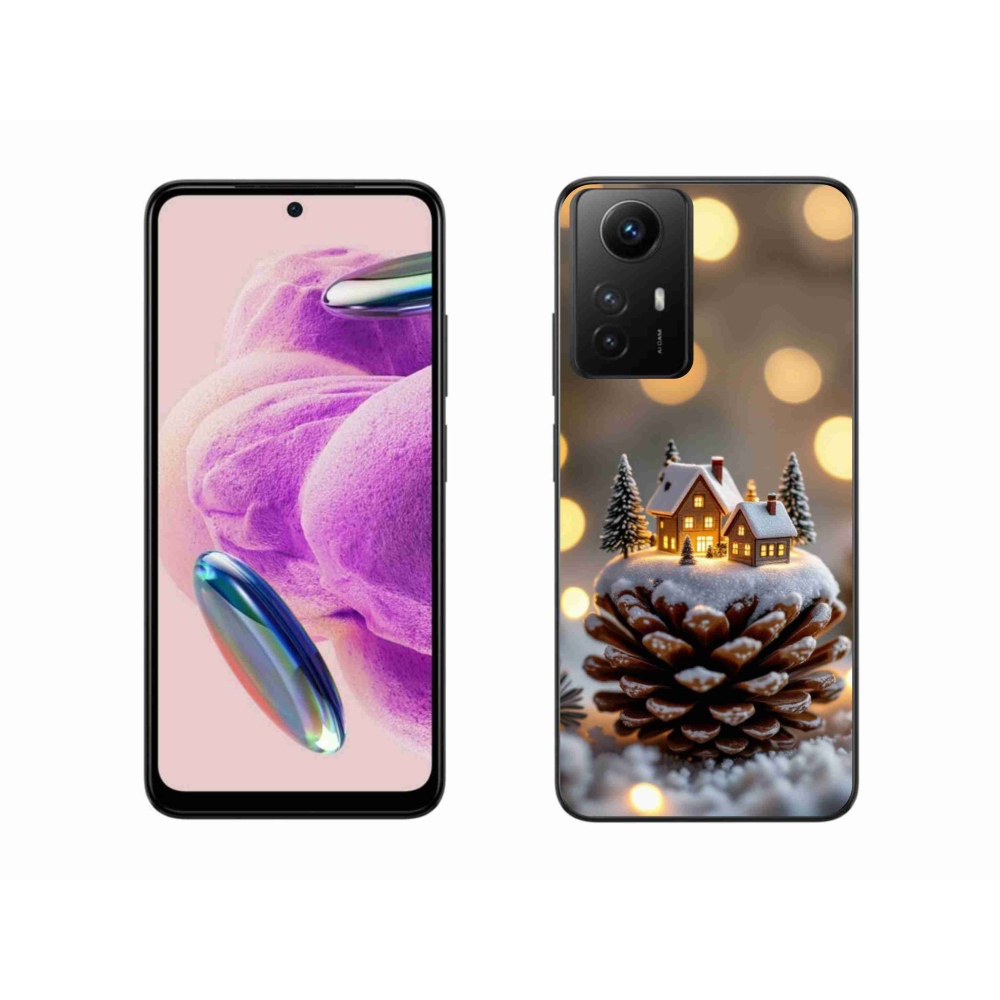 Gélový kryt mmCase na Xiaomi Redmi Note 12S - zimná dedinka