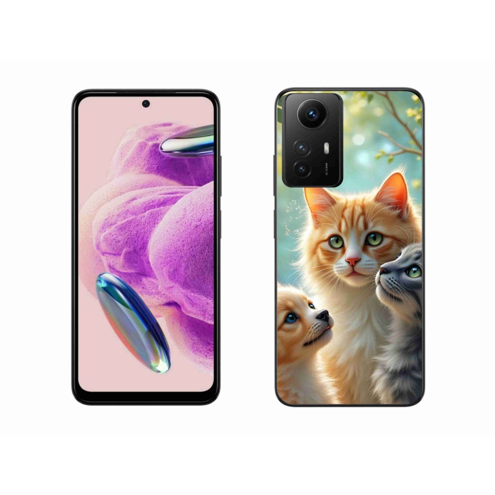 Gélový kryt mmCase na Xiaomi Redmi Note 12S - zvieracie priateľstvo 2
