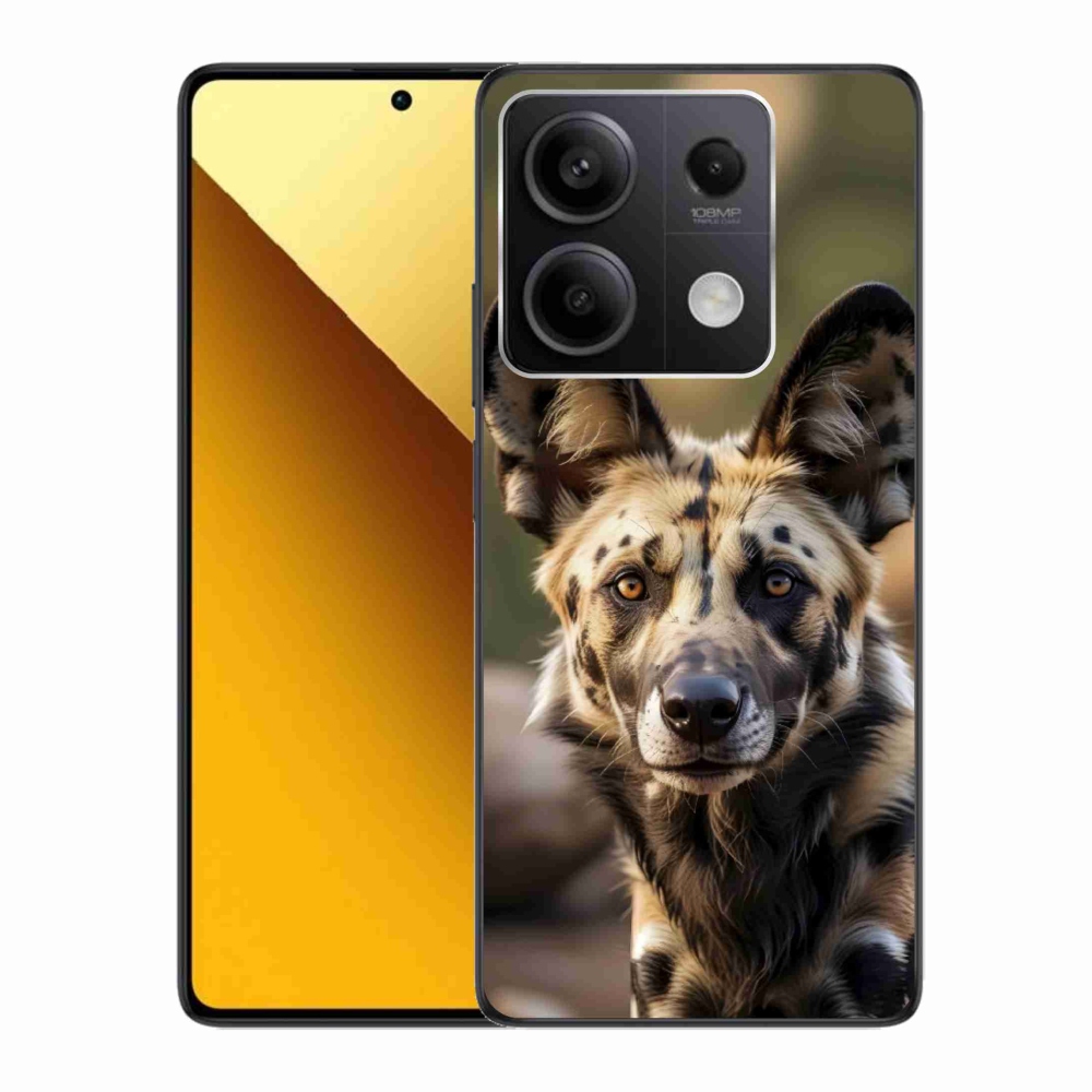 Gélový kryt mmCase na Xiaomi Redmi Note 13 5G - africký divoký pes