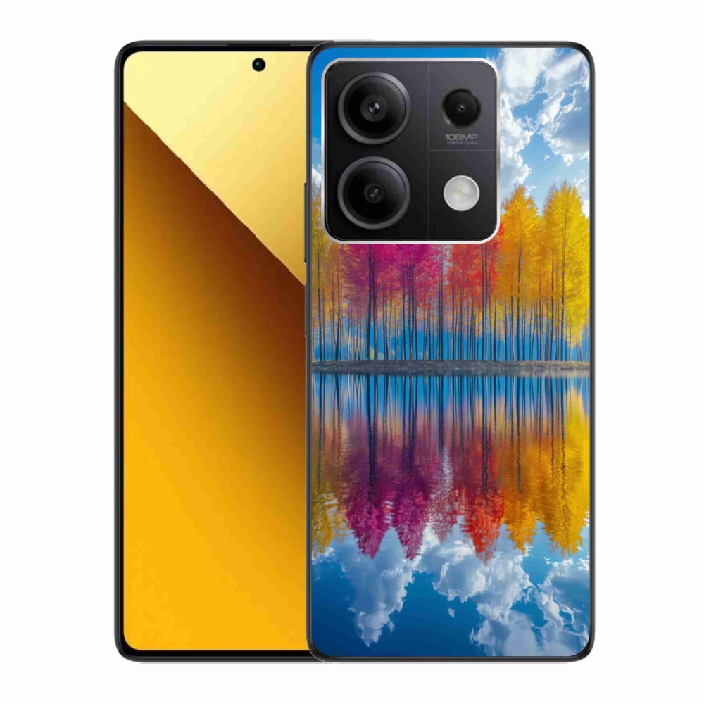 Gélový kryt mmCase na Xiaomi Redmi Note 13 5G - farebné stromy