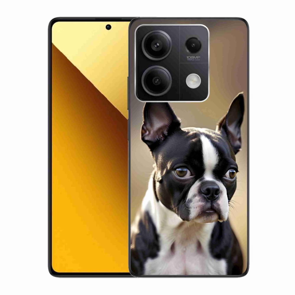 Gélový kryt mmCase na Xiaomi Redmi Note 13 5G - bostonský teriér